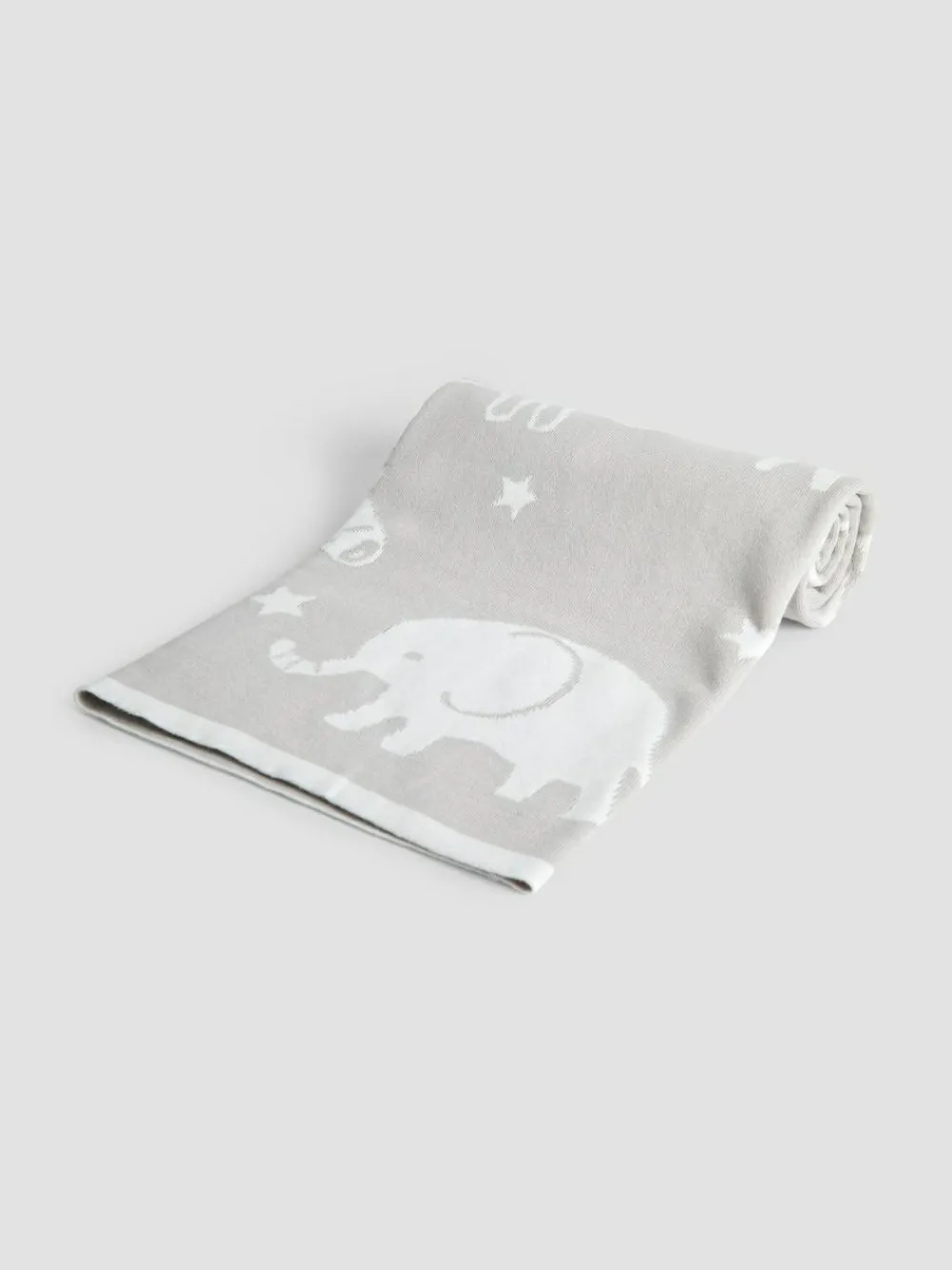 New Jojo Maman Bébé Grey Safari Blanket