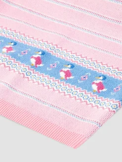 Online Jojo Maman Bébé Jemima Puddle-Duck Knitted Shawl