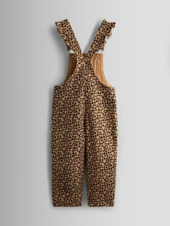 Jojo Maman Bébé Leopard Print Dungaree & T-Shirt Set^ Jumpsuits & Playsuits
