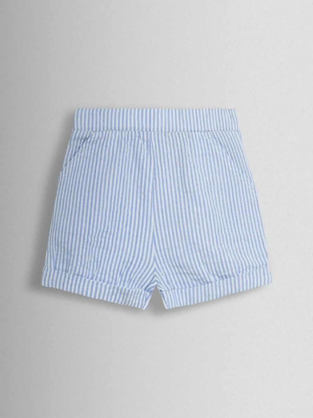 New Jojo Maman Bébé Light Blue Chick Embroidered Body & Shorts Set 2 Piece