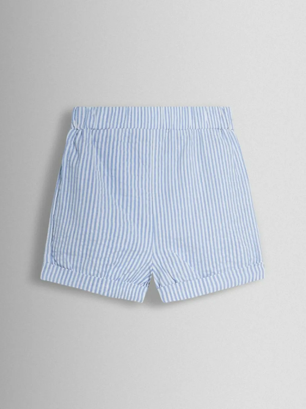 New Jojo Maman Bébé Light Blue Chick Embroidered Body & Shorts Set 2 Piece