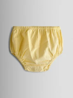 New Jojo Maman Bébé Bud Floral Smocked Party Dress Light Yellow