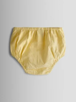 New Jojo Maman Bébé Bud Floral Smocked Party Dress Light Yellow