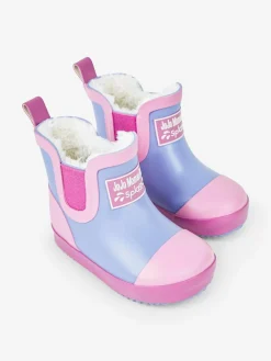 Outlet Jojo Maman Bébé Lilac Purple Cosy Lined Colour Block Wellies