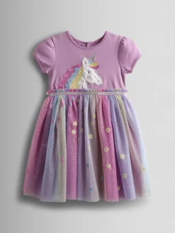 Jojo Maman Bébé Appliqué Tulle Party Dress^ Dresses|Occasionwear