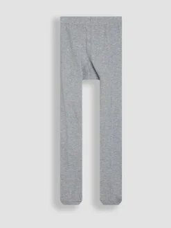 Jojo Maman Bébé Marl Grey Cotton Rich Plain Tights^ Socks & Tights|Socks & Tights