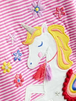 Jojo Maman Bébé Appliqué Stripe Top^ T-Shirts