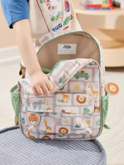 Jojo Maman Bébé Natural Safari Medium Backpack^BOY Bags|Bags