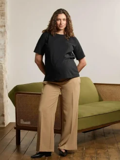 Sale Jojo Maman Bébé Natural Wide Leg Maternity Trousers