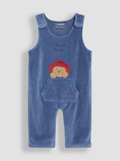 Jojo Maman Bébé Navy Appliqué Dungaree Set