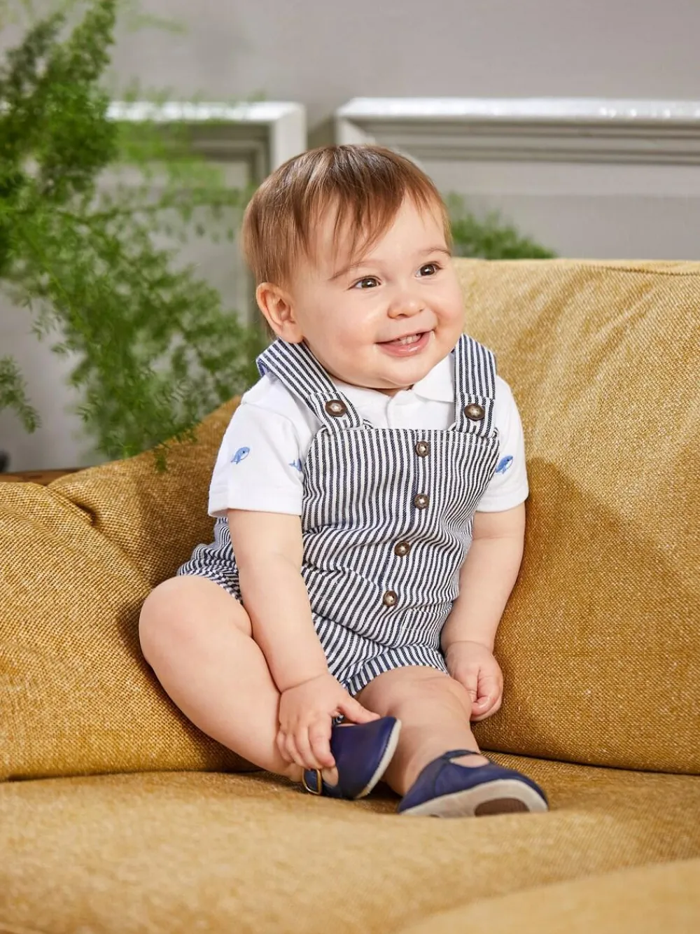 Jojo Maman Bébé Navy Blue "^ First Shoes