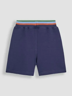 New Jojo Maman Bébé Navy Blue Appliqué Shorts