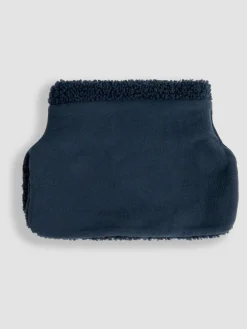 Outlet Jojo Maman Bébé Navy Borg Neck Cosy Scarf