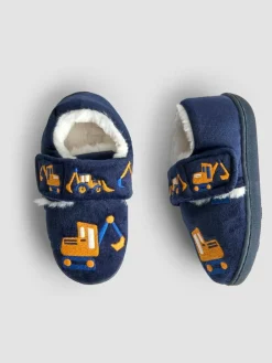Online Jojo Maman Bébé Navy Digger Slipper Shoe