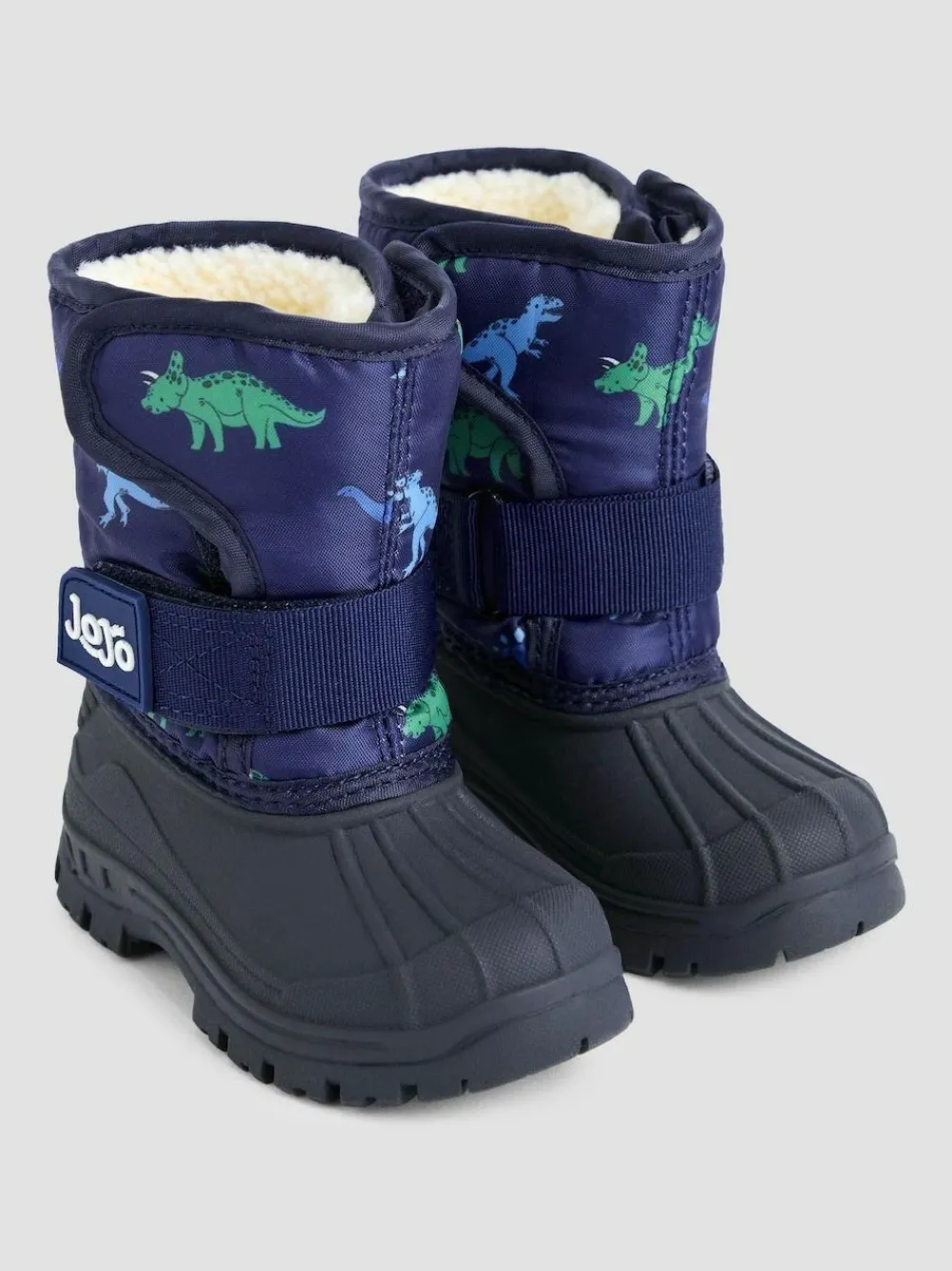 Discount Jojo Maman Bébé Cosy Snow Boots Navy Dino