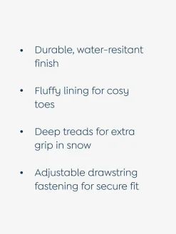 Discount Jojo Maman Bébé Cosy Snow Boots Navy Dino