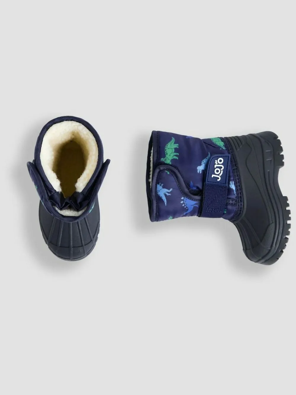 Discount Jojo Maman Bébé Cosy Snow Boots Navy Dino
