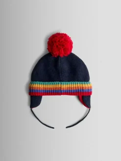 Jojo Maman Bébé Navy Rocket Embroidered Hat^BOY Hats & Scratch Mitts|Hats