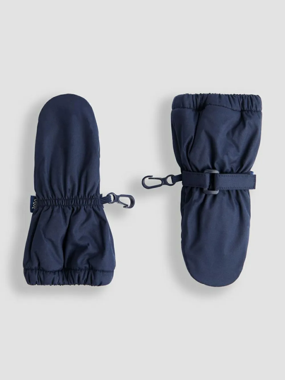 Jojo Maman Bébé Navy Waterproof Fleece Lined Mittens^ Unisex|Hats & Scratch Mitts