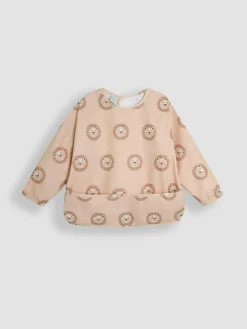 Jojo Maman Bébé Neutral Lion Sleeved Bib