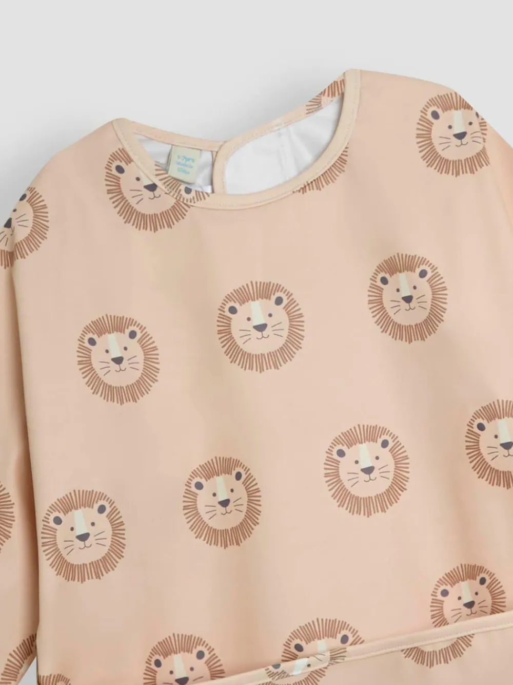 Jojo Maman Bébé Neutral Lion Sleeved Bib