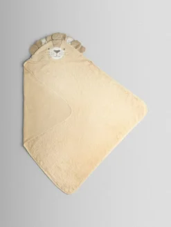 Sale Jojo Maman Bébé Neutral Lion Character Hooded Towel