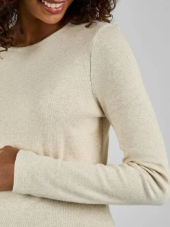 Best Jojo Maman Bébé Oatmeal Cream & Black 2-Pack Ribbed Maternity & Nursing Top