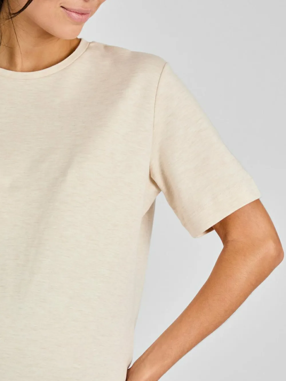 Discount Jojo Maman Bébé Oatmeal Oversized Boyfriend Maternity T-Shirt