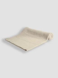 Jojo Maman Bébé Oatmeal Woven Cellular Blanket^ Cushions & Throws|Nursery Bedding