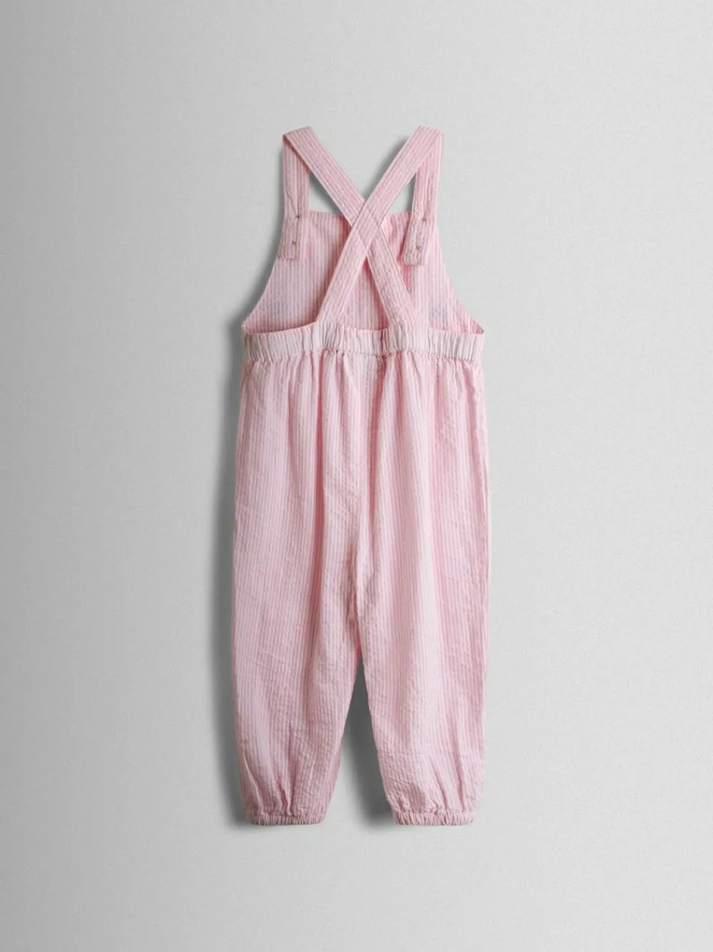 Hot Jojo Maman Bébé Pink Bunny Embroidered Dungarees & Body Set
