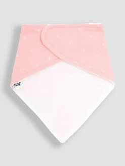 Jojo Maman Bébé Pink Dribble Bibs 3 Pack^ Bibs