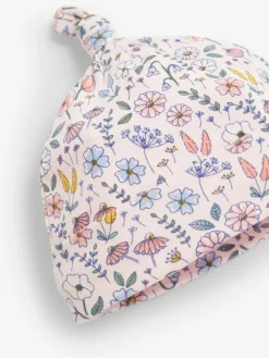 Jojo Maman Bébé Pink Floral Print Cotton Baby Hat^BOY Hats
