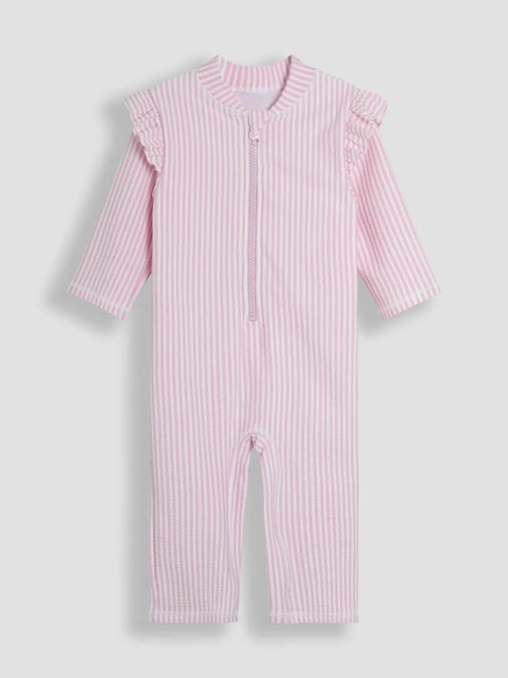 Jojo Maman Bébé Pink Stripe Sun Protection Suit^ Swimwear|Swimwear