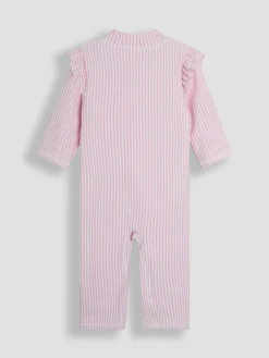 Jojo Maman Bébé Pink Stripe Sun Protection Suit^ Swimwear|Swimwear