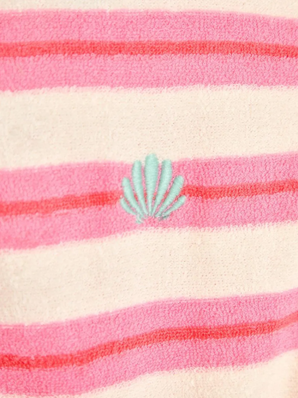 Jojo Maman Bébé Pink Stripe Towelling Sunsuit & Scrunchie^ Jumpsuits & Playsuits