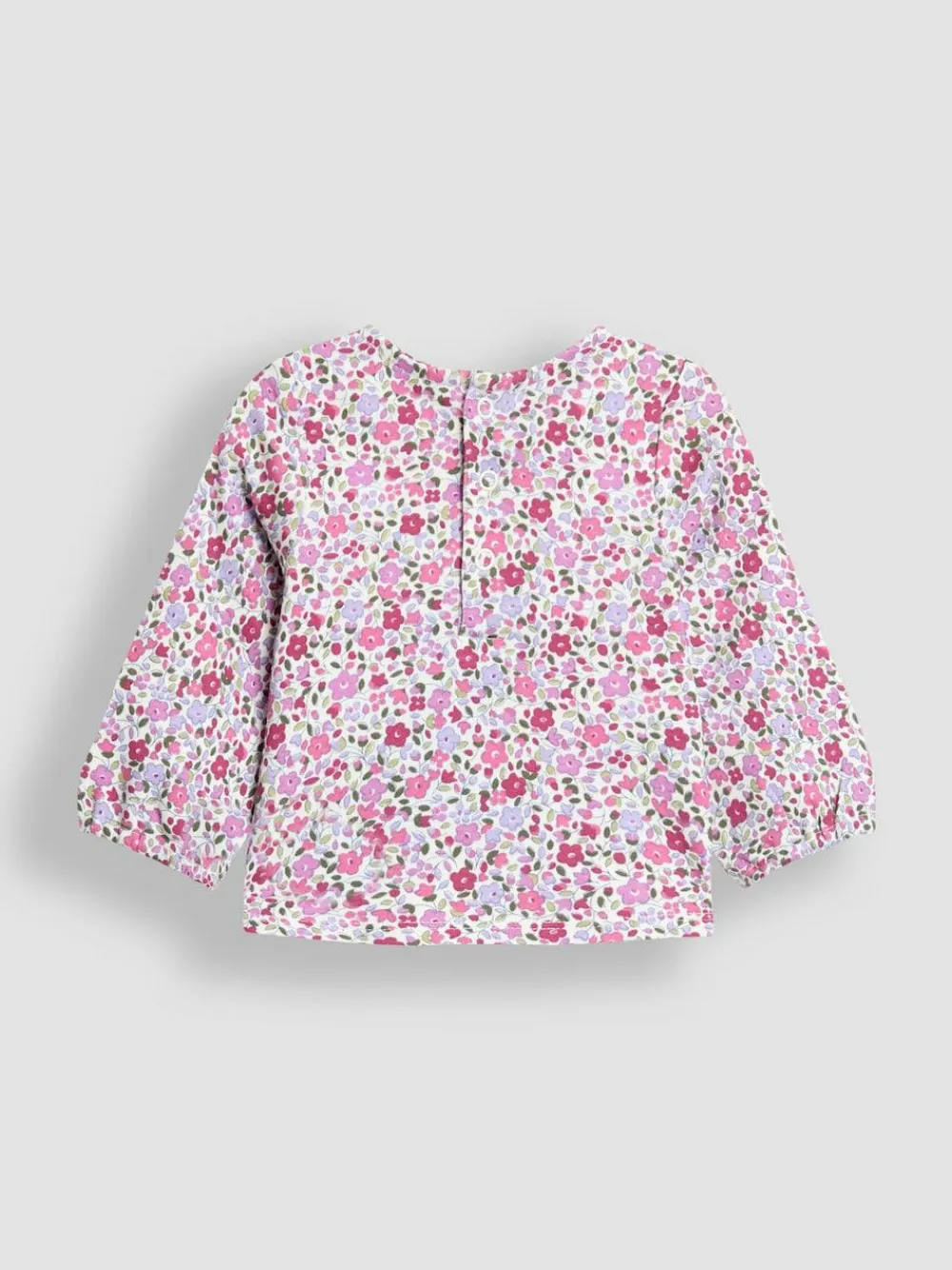 Jojo Maman Bébé Appliqué Velour Dungarees & Top Set Purple Butterfly