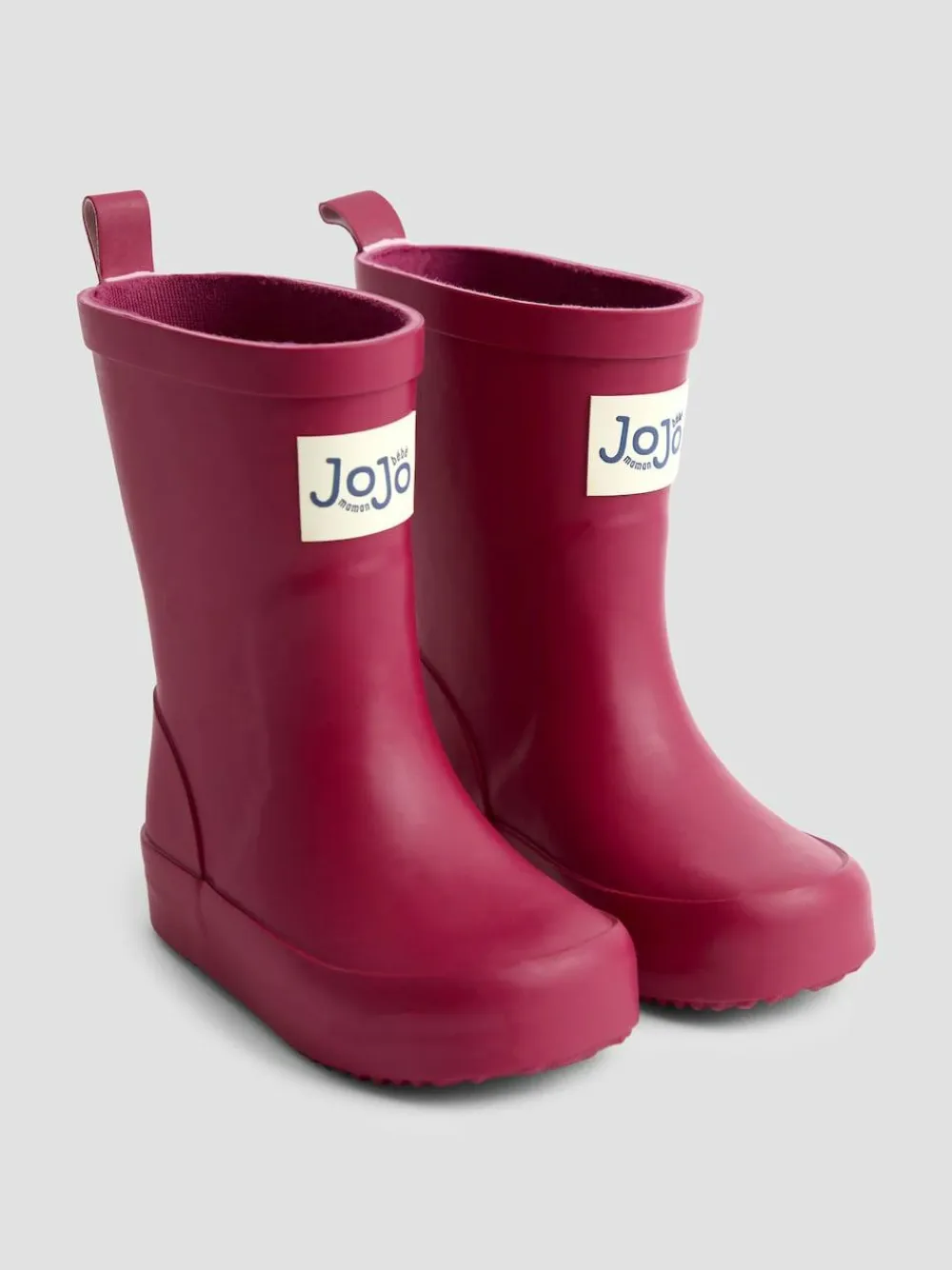 New Jojo Maman Bébé Plain Wellies Raspberry
