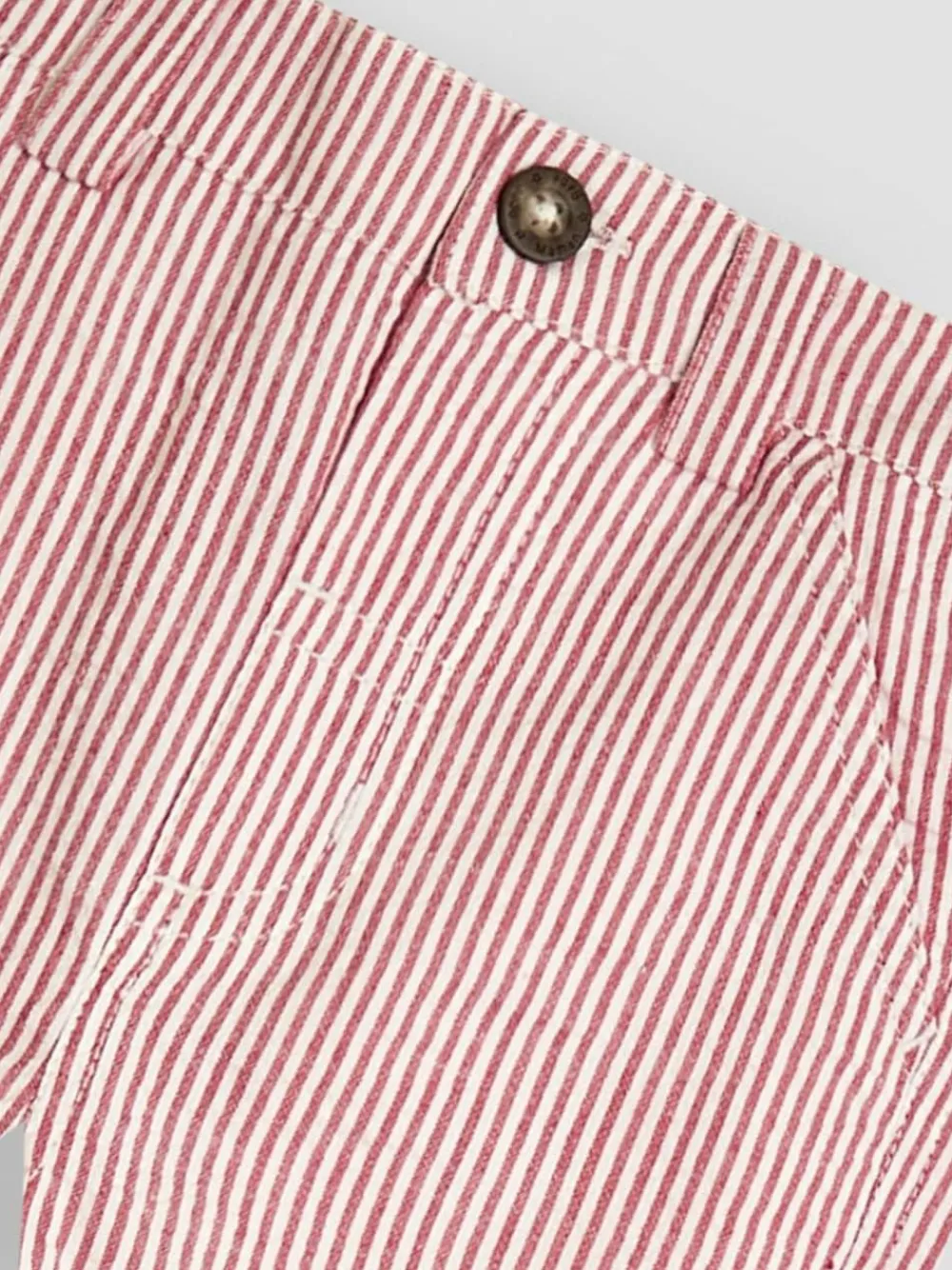 Best Jojo Maman Bébé Red Seersucker Stripe Shorts
