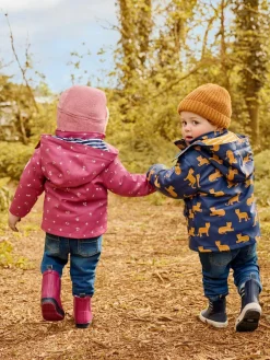 Jojo Maman Bébé Rose Pink Cosy Borg Hat^ Hats & Scratch Mitts|Hats, Gloves & Scarves