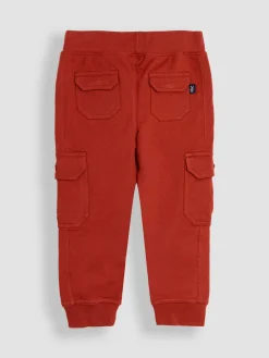 Online Jojo Maman Bébé Rust Orange & Royal Blue 2-Pack Cargo Joggers Rust Orange & Royal Blue