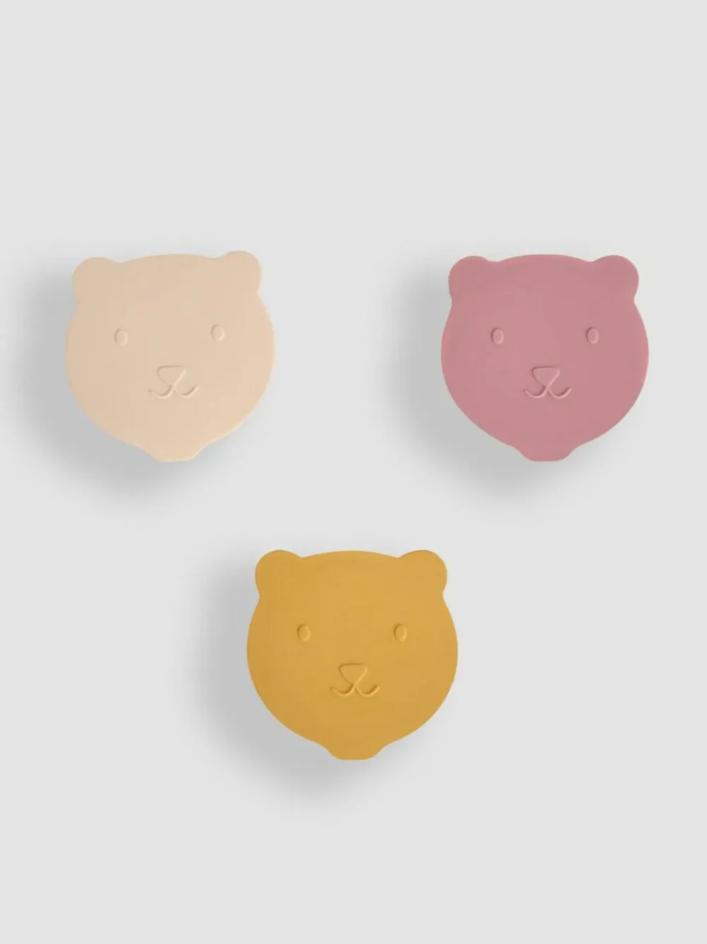 Outlet Jojo Maman Bébé Set of 3 Bear Silicone Snack Pots