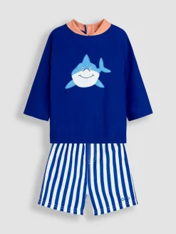 Jojo Maman Bébé Shark 2-Piece Rash Vest Set