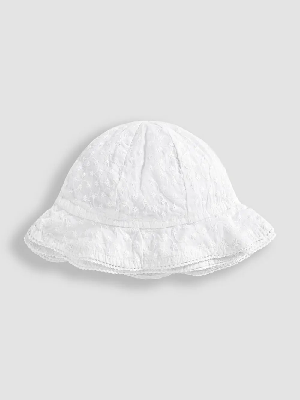 Hot Jojo Maman Bébé White Broderie Anglaise Sun Hat