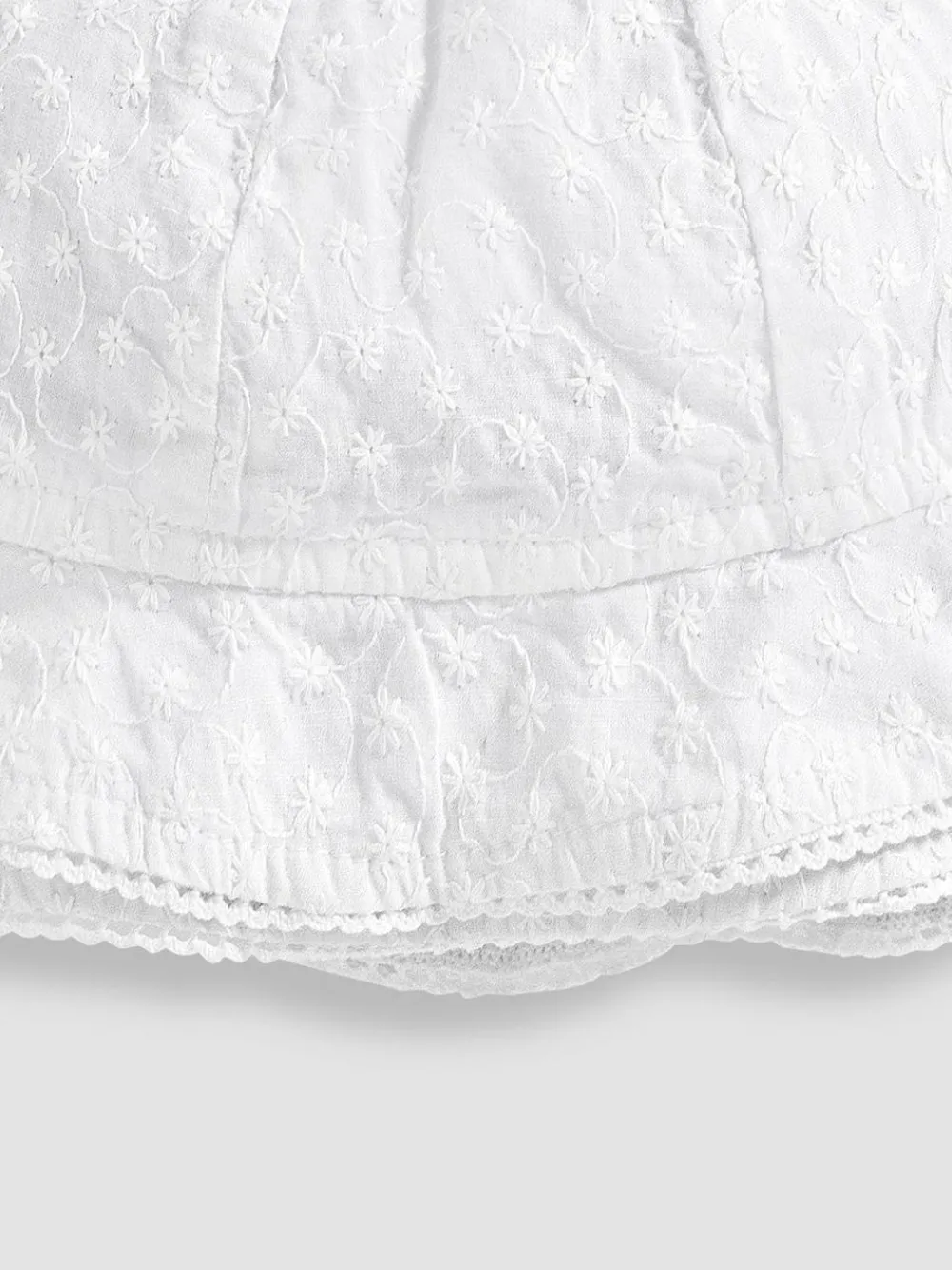Hot Jojo Maman Bébé White Broderie Anglaise Sun Hat