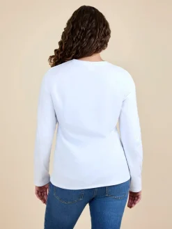 Jojo Maman Bébé Long Sleeve Boyfriend Maternity T-Shirt^Women Loungewear