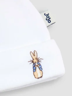 Best Jojo Maman Bébé White Peter Rabbit™ Baby Hat