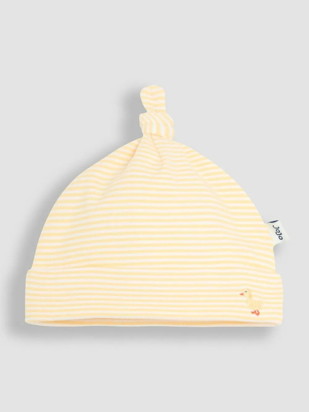Discount Jojo Maman Bébé Cotton Embroidered Baby Hat Yellow