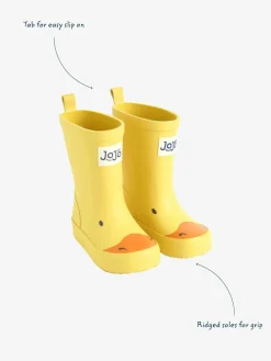 Hot Jojo Maman Bébé Character Wellies Yellow Duck