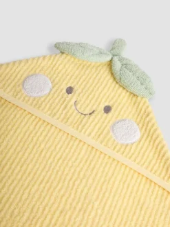 Jojo Maman Bébé Yellow Lemon Character Hooded Towel