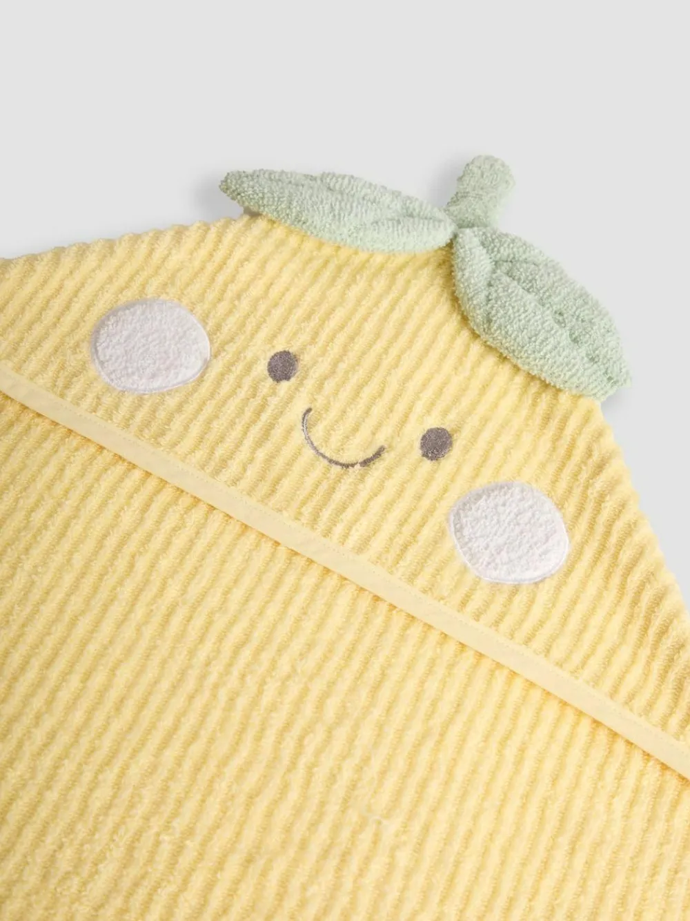 Jojo Maman Bébé Yellow Lemon Character Hooded Towel